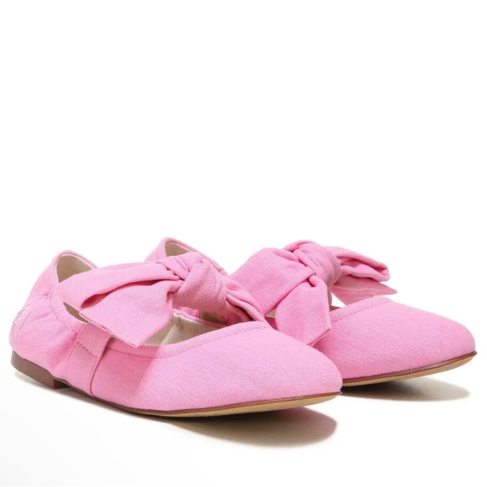 Sam Edelman Felicity Mini Bow Ballet Flats in Bubblegum Pink Size 3